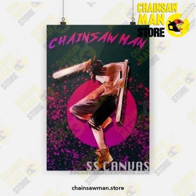 2021 Chainsaw Man Anime Canvas Painting Decor 40X53Cm (No Frame) / Ss 1951