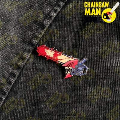 Anime Chainsaw Man Metal Brooch Pins