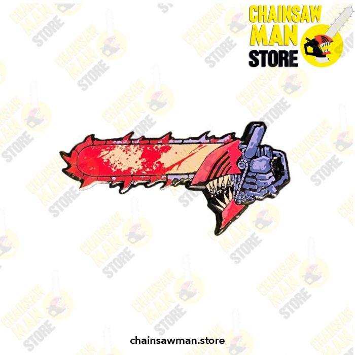 Anime Chainsaw Man Metal Brooch Pins