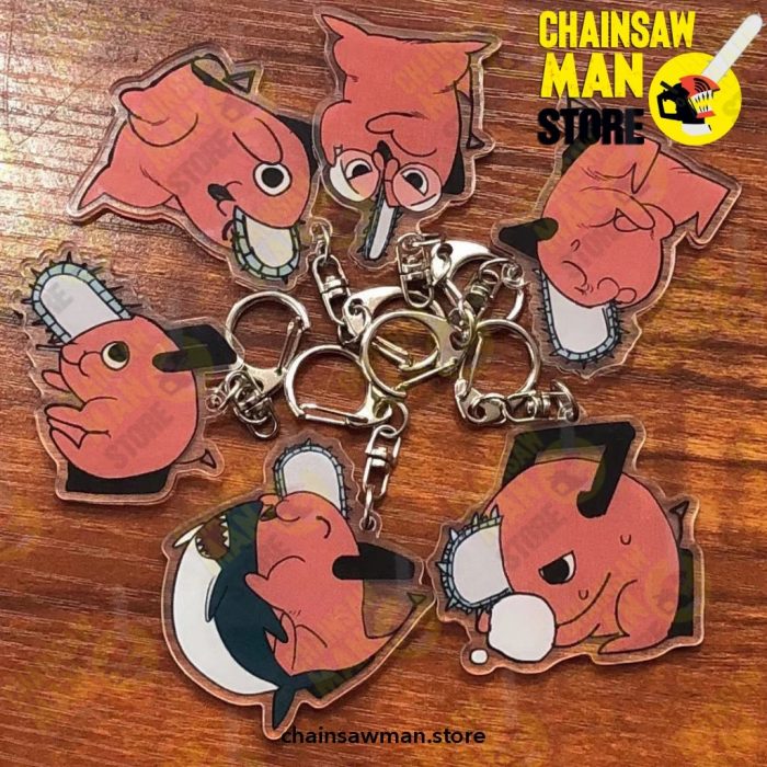 Anime Chainsaw Man Pochita Keychain