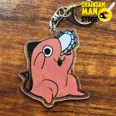 Anime Chainsaw Man Pochita Keychain 2