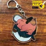 pochita chainsaw man keychain