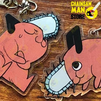 Anime Chainsaw Man Pochita Keychain