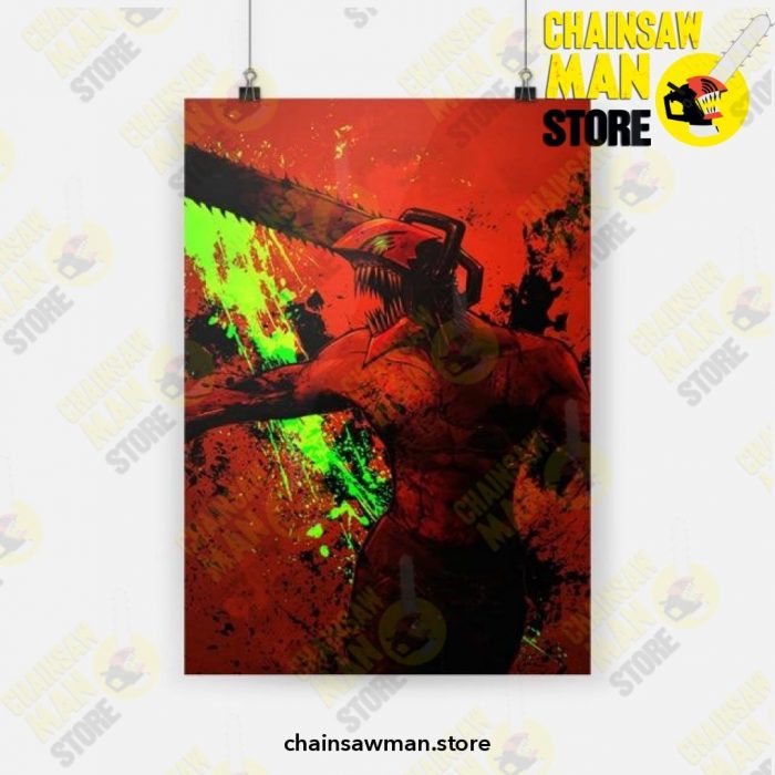Chainsaw Man Anime Wall Art 50X66Cm (No Frame) / Ss 1786