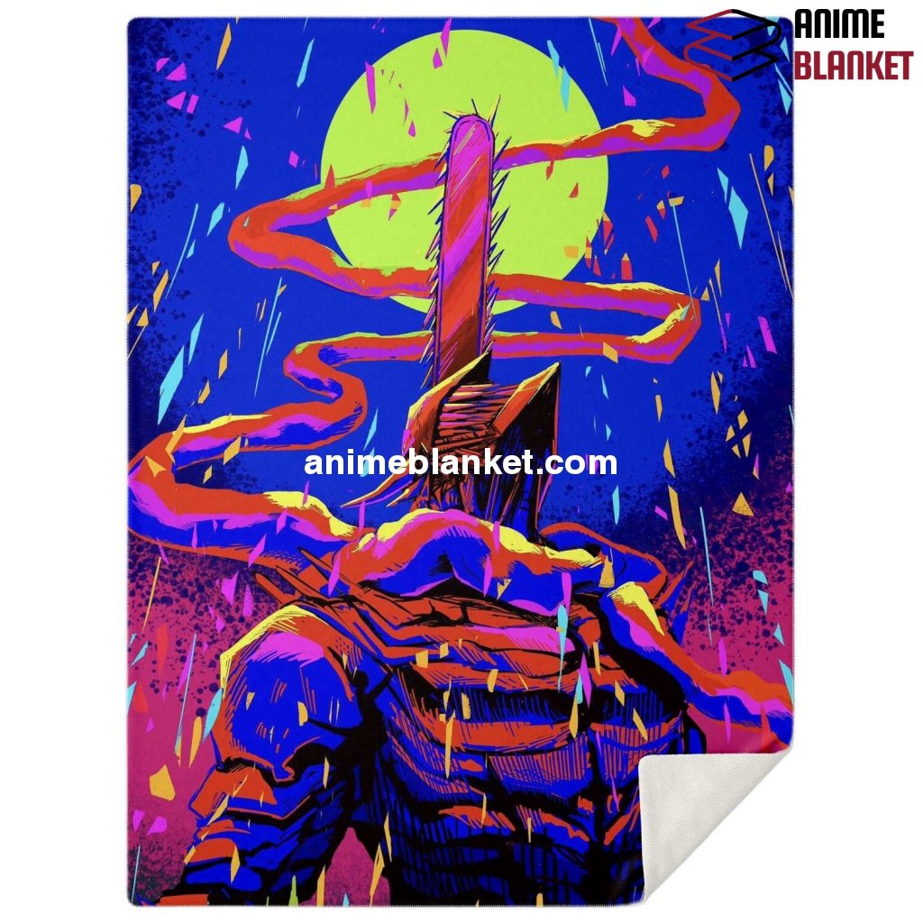 Chainsaw Man Microfleece Blanket #01 - Chainsaw Man Store