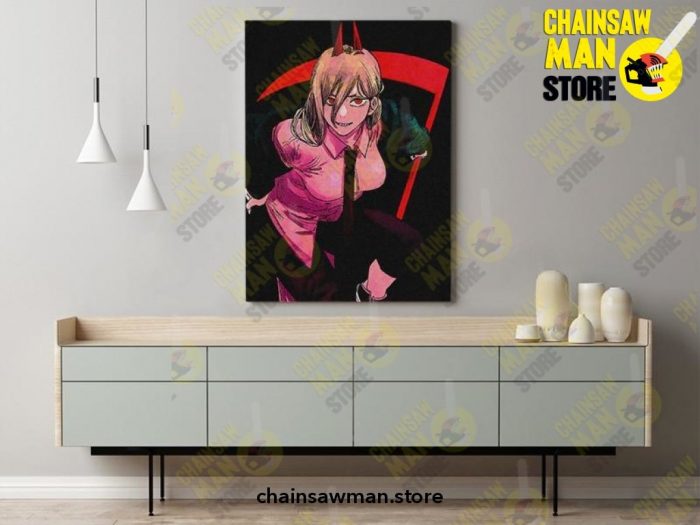 Power Chainsaw Man Canvas Painting Decor