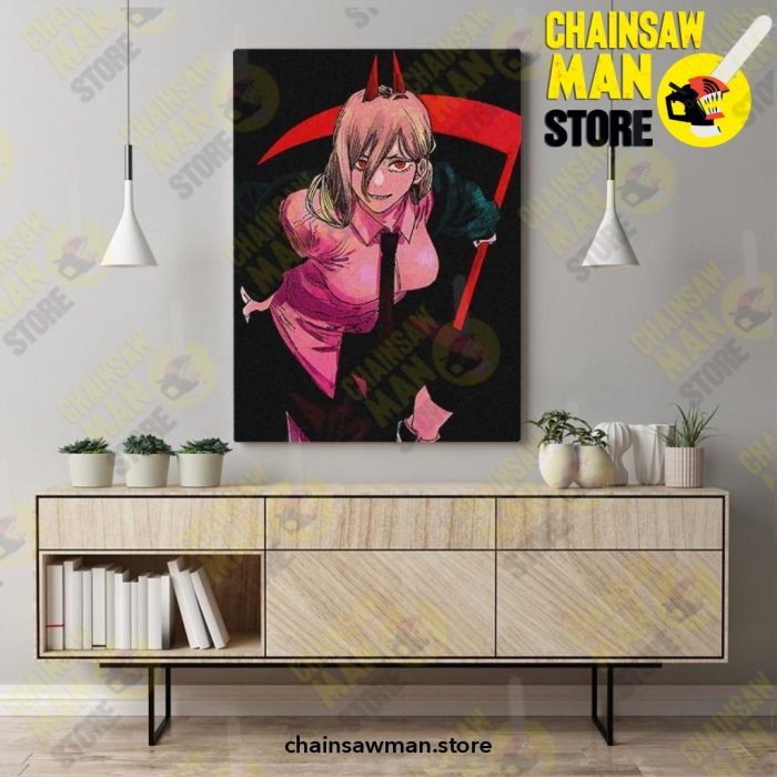 Power Chainsaw Man Canvas Painting Decor