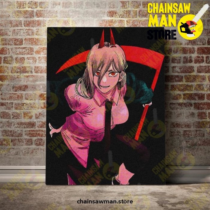 Power Chainsaw Man Canvas Painting Decor