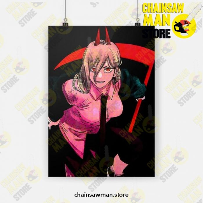 Power Chainsaw Man Canvas Painting Decor 57X80Cm (No Frame) / Ss 1858