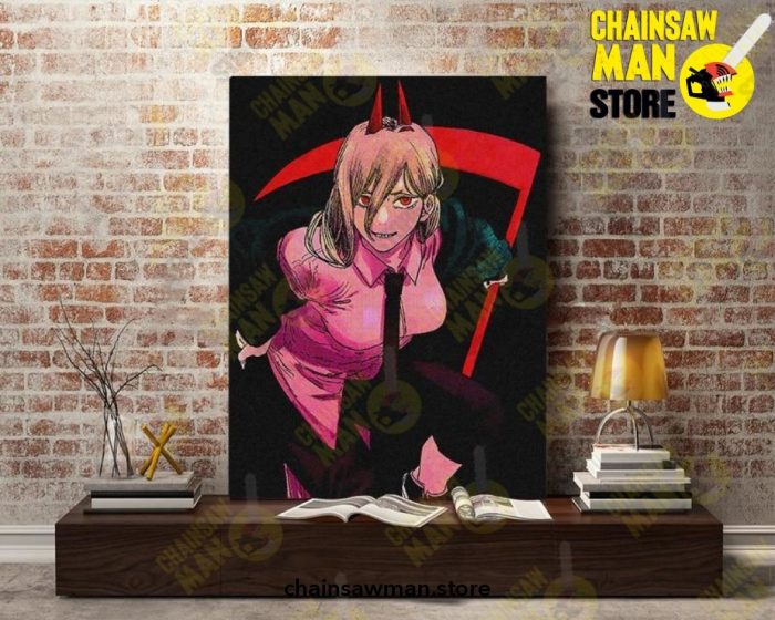 Power Chainsaw Man Canvas Painting Decor