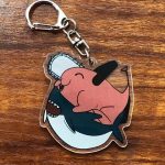 pochita chainsaw man keychain