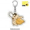 Banana Pochita Chainsaw Man Acrylic Pendant Keychain