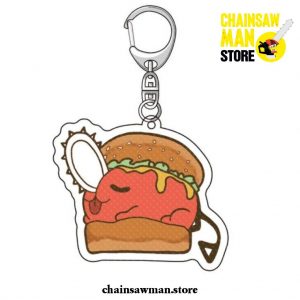 pochita chainsaw man keychain