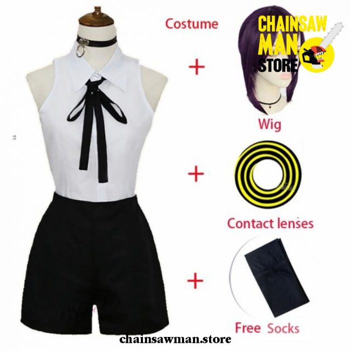 Chainsaw Man Reze Cosplay Costume Full Set 1 / M