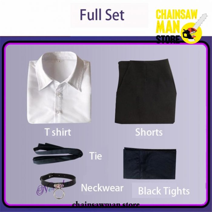 Chainsaw Man Reze Cosplay Costume Full Set