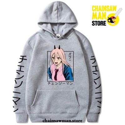 Cute Power Chainsaw Man Hoodie Gray / 4Xl