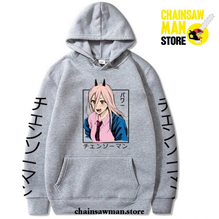 Cute Power Chainsaw Man Hoodie Gray / 4Xl