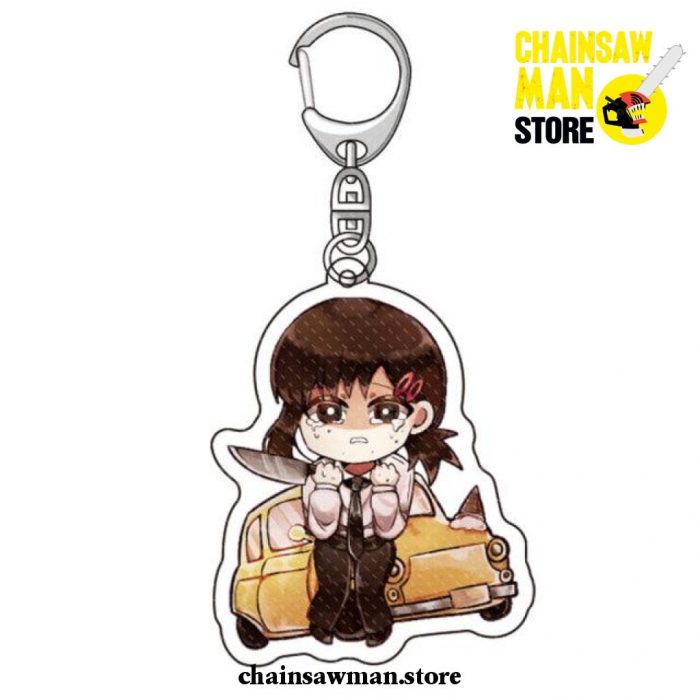 Cute Reze Chainsaw Man Acrylic Pendant Keychain