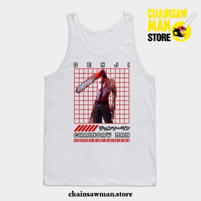 Chainsaw Man Fashion Tank Top White / S