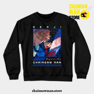 Chainsaw Man New Style Crewneck Sweatshirt Black / S