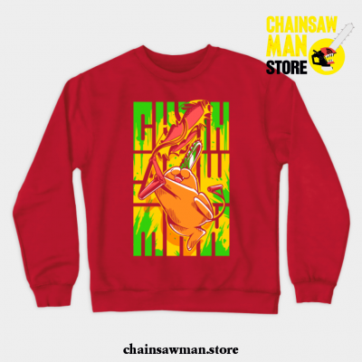Chainsaw Man - Pochita Crewneck Sweatshirt Red / S