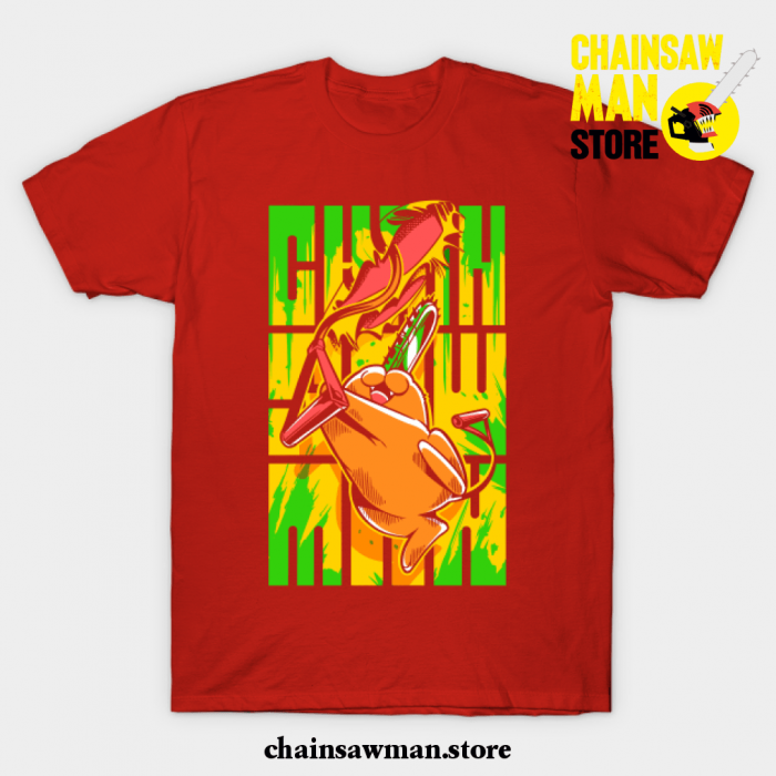 Chainsaw Man - Pochita T-Shirt Red / S