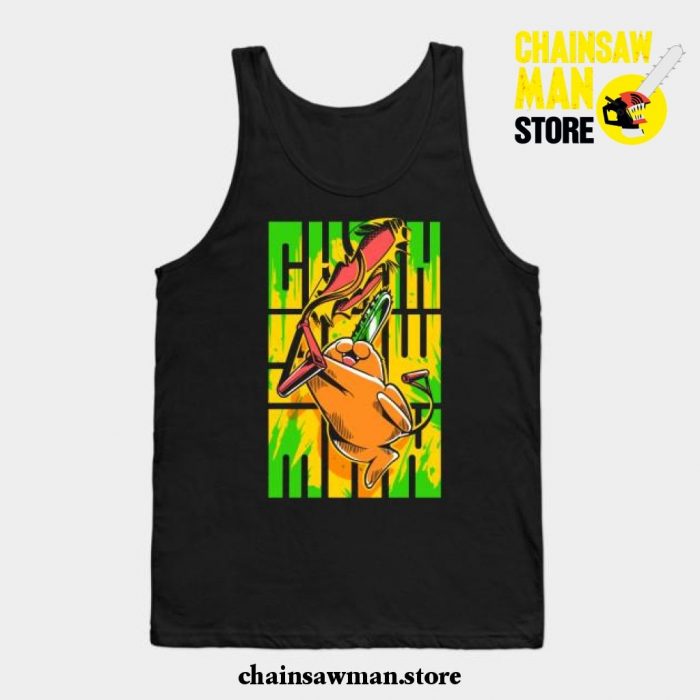 Chainsaw Man - Pochita Tank Top Black / S