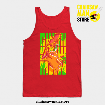 Chainsaw Man - Pochita Tank Top Red / S