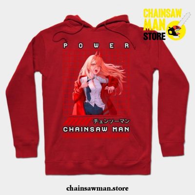 Chainsaw Man Power Vi Hoodie Red / S