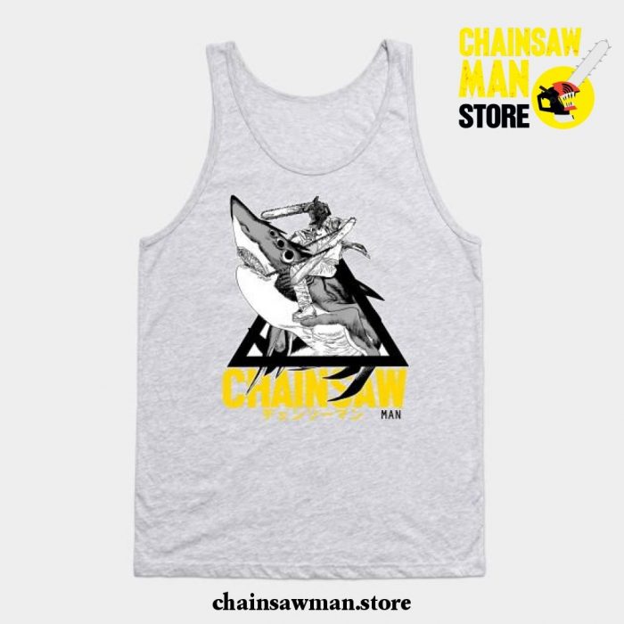 Chainsaw Man - Shark Tank Top Gray / S