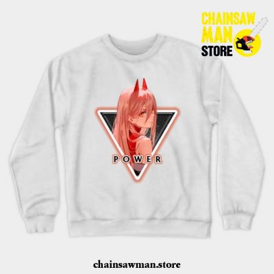 Cool Power Crewneck Sweatshirt White / S