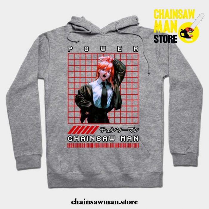 Power Chainsaw Hoodie Gray / S