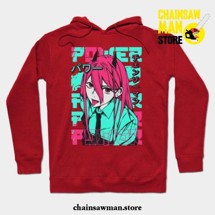 Power Chainsaw Man Hoodie Red / S