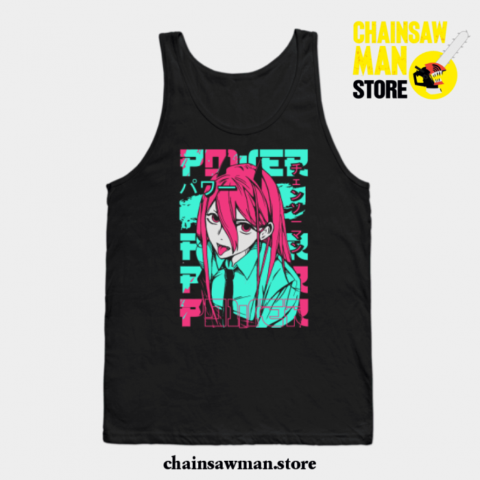 Power Chainsaw Man Tank Top Black / S