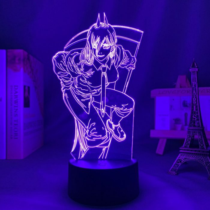 2024 3D Lamp Chainsaw Man for Bedroom Decor