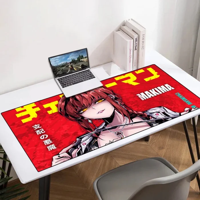 Chainsaw man Mausepad Extended Pad Anime Sexy Girls Desk Mat Pc Gamer Deskmat Gaming Keyboard Computer 18 - Chainsaw Man Store