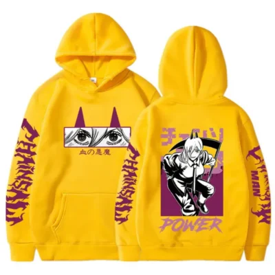 Funny Japanese Anime Chainsaw Man Hoodie Makima Power Denji Graphic Print Sweatshirt Men s Clothing Harajuku.jpg 640x640 3 - Chainsaw Man Store