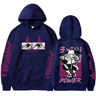 Funny Japanese Anime Chainsaw Man Hoodie Makima Power Denji Graphic Print Sweatshirt Men s Clothing Harajuku.jpg 640x640 8 - Chainsaw Man Store