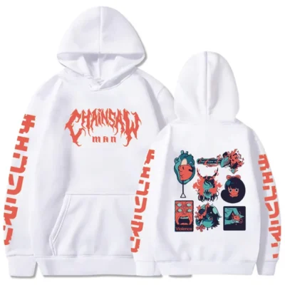 Hot Anime Hoodies Chainsaw Man Hooded Sweatshirts Fleece Streetwear Sweatshirt Print Oversized Clothes Loose Pullover Women.jpg 640x640 1 - Chainsaw Man Store