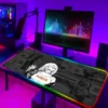 Keyboard Mat Chainsaw Man Xxl Gaming LED Mouse Pad Deskmat Laptop Accessories RGB Mousepad Desk Protector 5 - Chainsaw Man Store