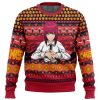 Makima Chainsaw Man Ugly Christmas Sweater FRONT - Chainsaw Man Store