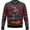 You Make It Feel Like Christmas Chainsaw Man Ugly Christmas Sweater FRONT mockup - Chainsaw Man Store